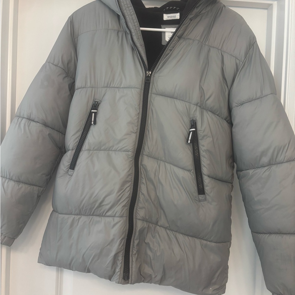 GAP Kids Charcoal Puffer Jacket